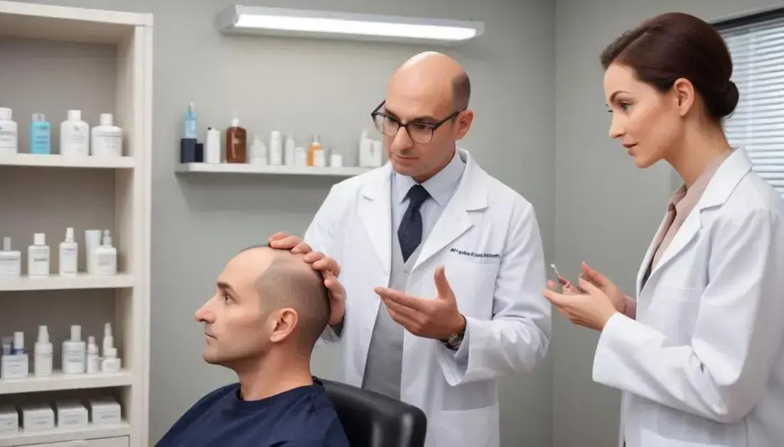 Tratamentos disponíveis para a alopecia