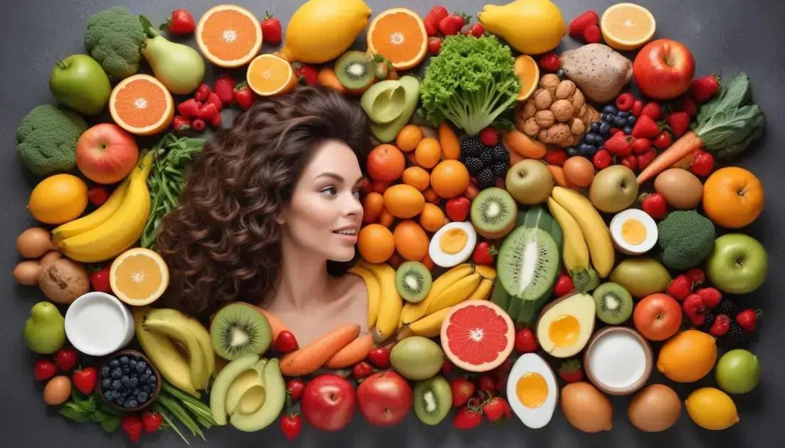 Alimentação e saúde capilar