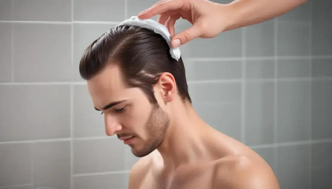 Passo a passo para aplicar o minoxidil