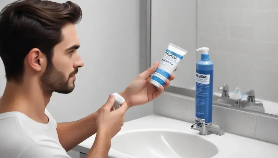 Cuidados importantes ao usar minoxidil