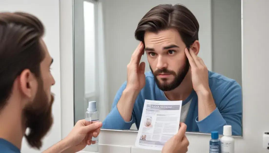 Possíveis efeitos colaterais do minoxidil