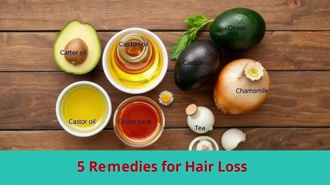 Remédios caseiros eficazes para queda de cabelo