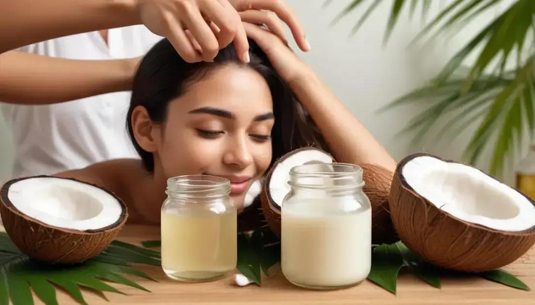 Como usar óleo de coco para tratar queda de cabelo